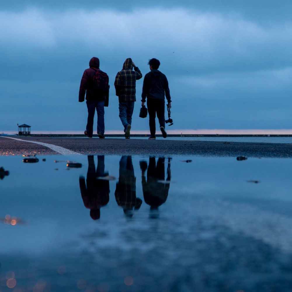 People walking