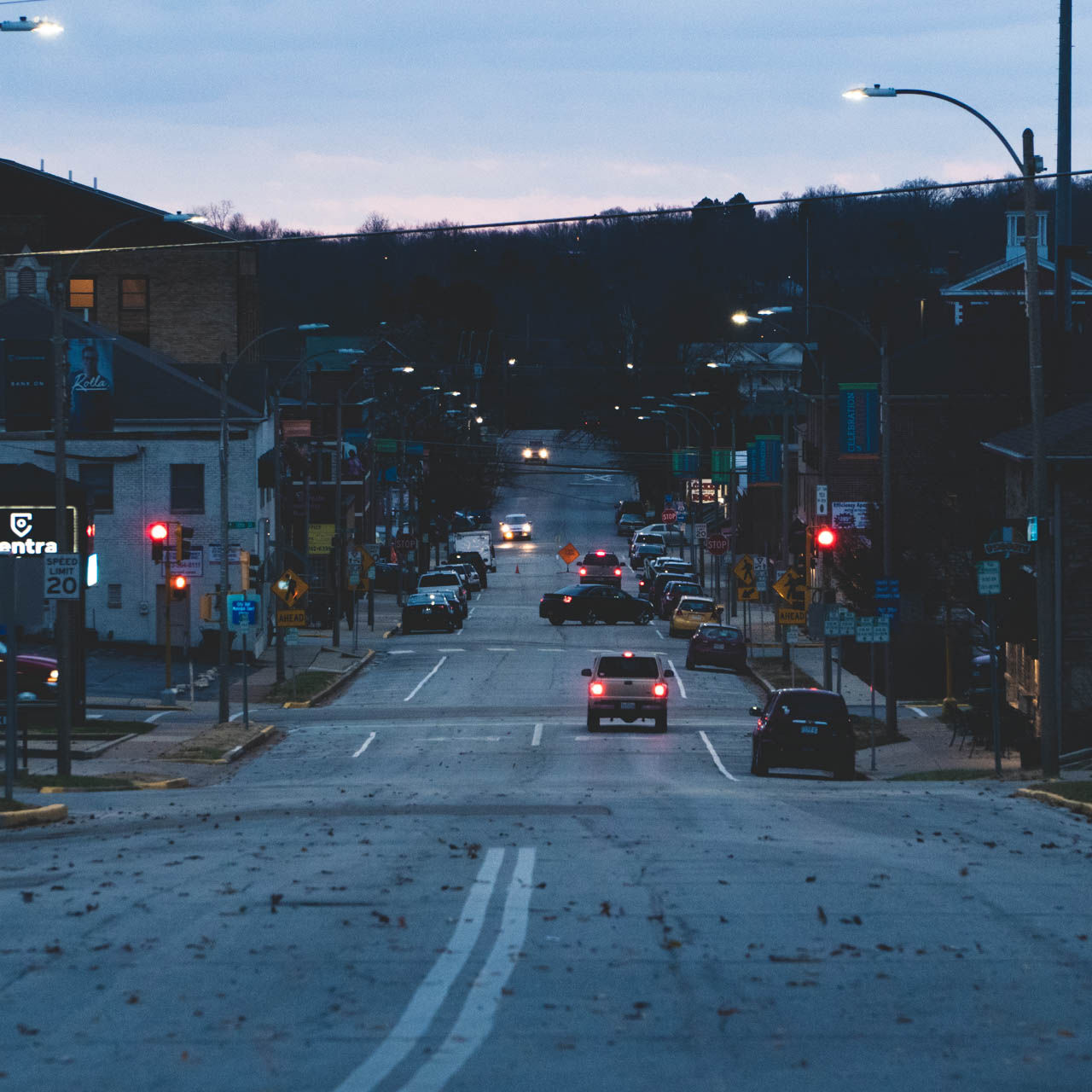 Small town street